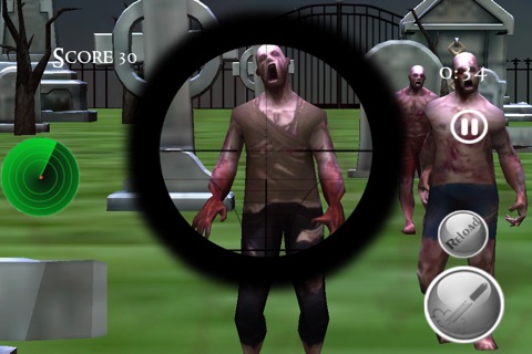 Sniper Shoots Dead Zombies Free screenshot 3