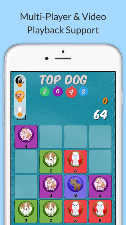 Top Dog 2048 - Multiple Board Sizes and Multiplayer Support screenshot-4
