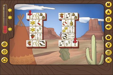 Cowboy Mahjong screenshot 3