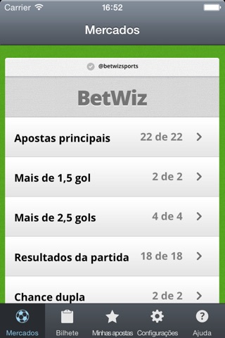 BetWiz screenshot 2