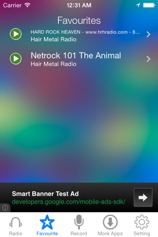 Hair Metal Music Radio Recorder screenshot 3