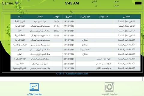 مدرسة أحمد المشاري screenshot 2