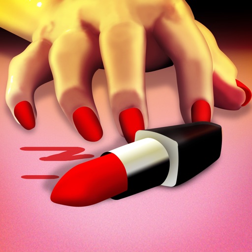Lipstick Finger Crash : The lady pink knife dance game - Gold Edition iOS App