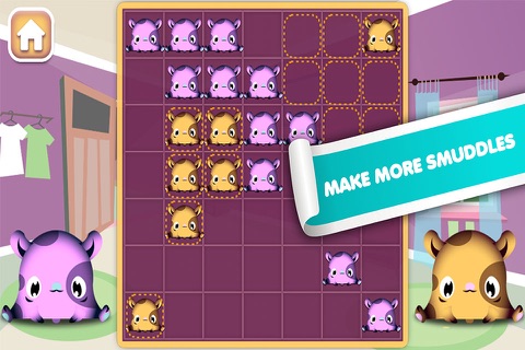 Smuddles - Cute Sweet Hamster Puzzle Match HD screenshot 3