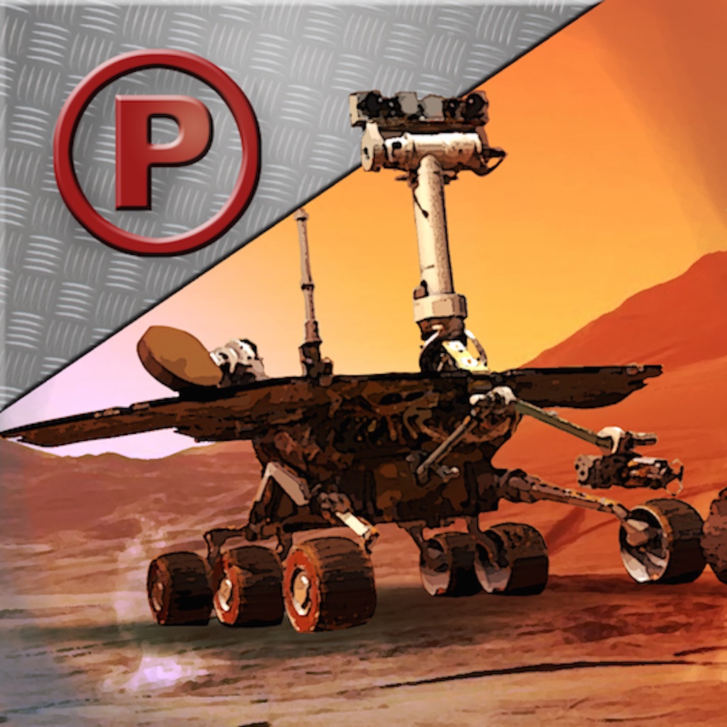 3D Mars Parking - Real Space & Moon Simulation Driving Games icon