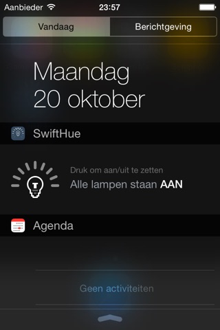 SwiftHue - Easily control your Hue lights, widget included screenshot 2
