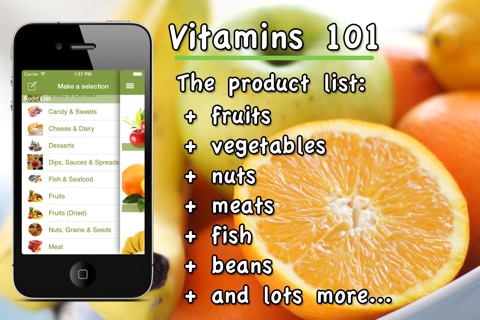 Vitamins 101 screenshot 2