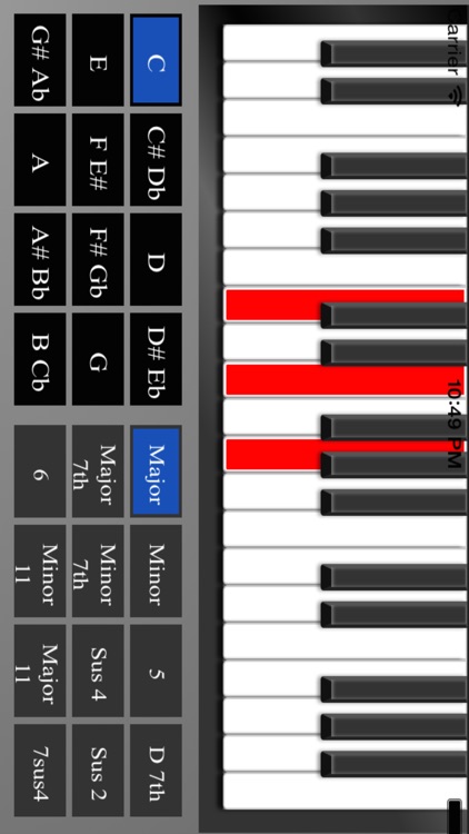 piano chord chart