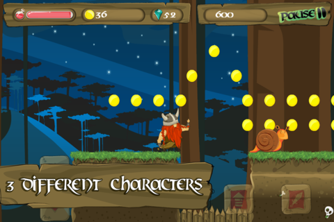 Viking: The Adventure - The best fun free platformer game! screenshot 4