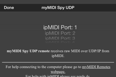 myMIDI Spy UDP screenshot 2