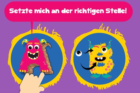 My first alphabet and letters monster puzzle Pro Jigsaw Game for toddlers and preschoolers screenshot 2
