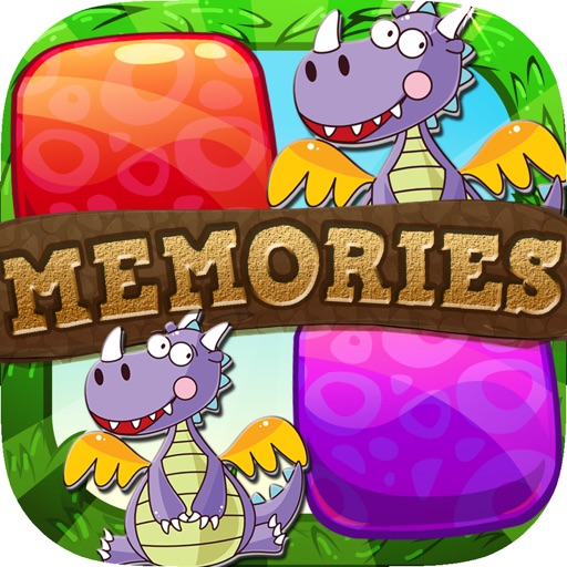 Memories Matching Dinosaur : Pair Pictures  Educational Games For Kids Free