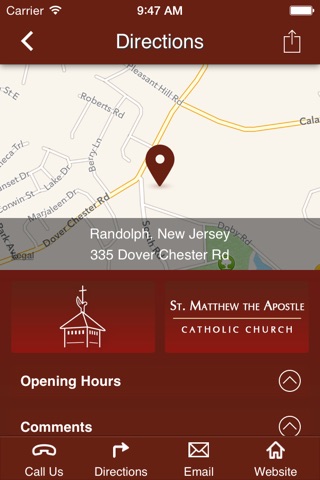 St. Matthew Catholic, Randolph screenshot 2