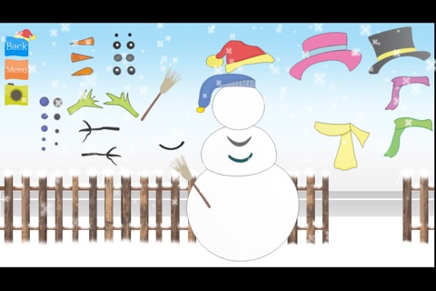 snowman dressup christmasgames screenshot 3
