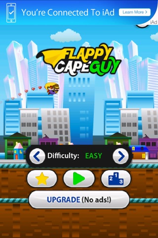 Flappy Cape Guy screenshot 2