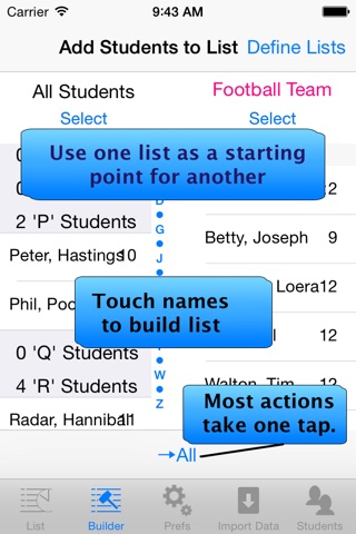 Student Lists for School, Staff and Administrators screenshot 2
