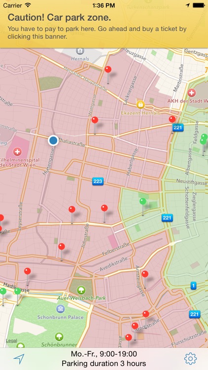 Parkzones - Car Parking Zones and Ticket Information Vienna