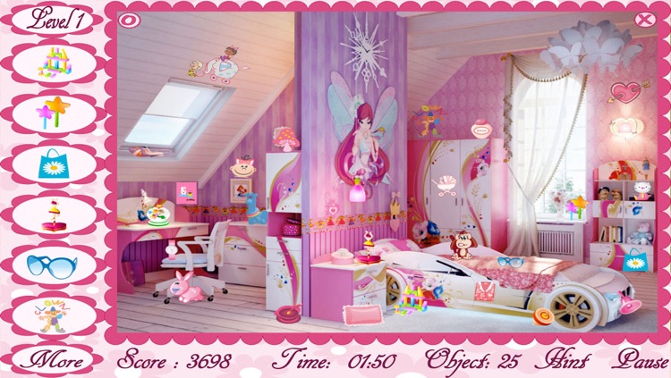 Princess Rooms Hidden Objects Game
