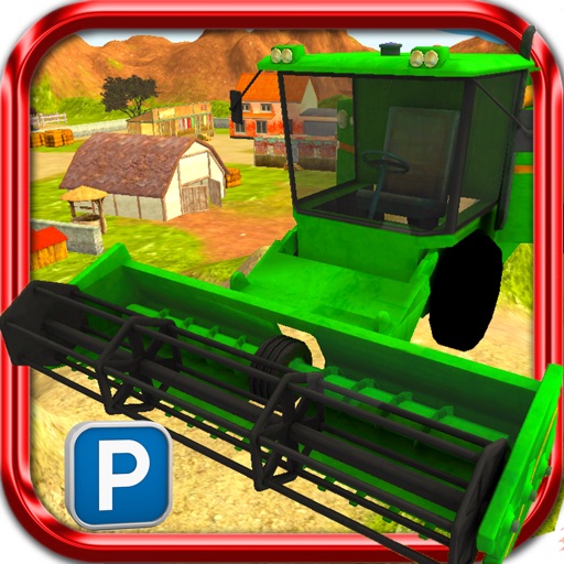 3D FARM HARVESTER PARKING SIMULATOR 3D FREE icon