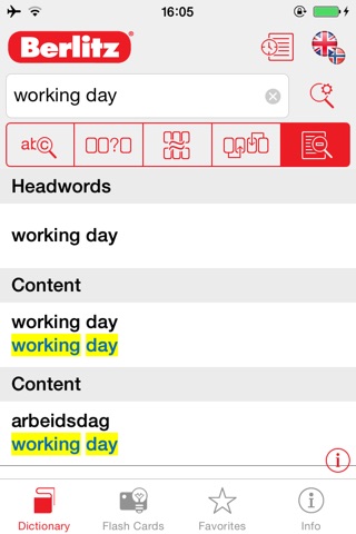 Norwegian <-> English Berlitz Essential Dictionary screenshot 3