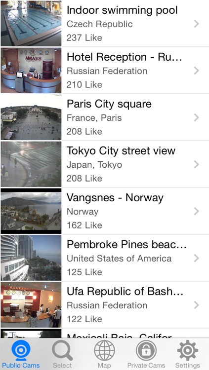 IP Camera Viewer - Spy Live Cams and CCTV Security Webcams