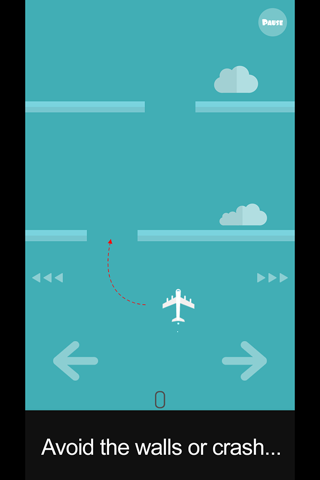 Flight crash: Fly Plane 2D screenshot 2