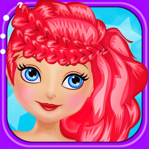 Princess Braid Hairdresser Icon