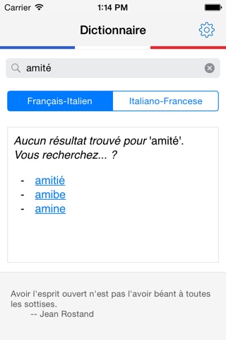 Offline French Italian Dictionary screenshot 2