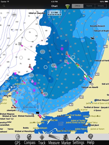 Mediterranean SE GPS Chart Pro screenshot 3