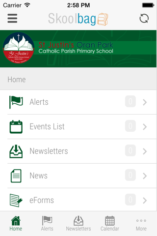 St Justin's Catholic Primary School - Skoolbag screenshot 2