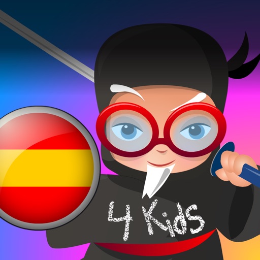 Professor Ninja Spanish For Kids iOS App