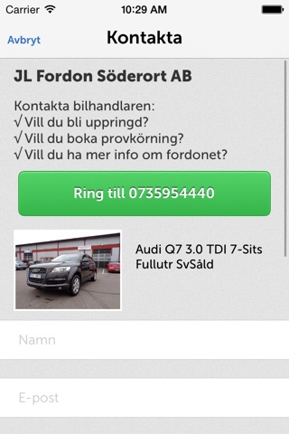 JL Fordon Söderort screenshot 4