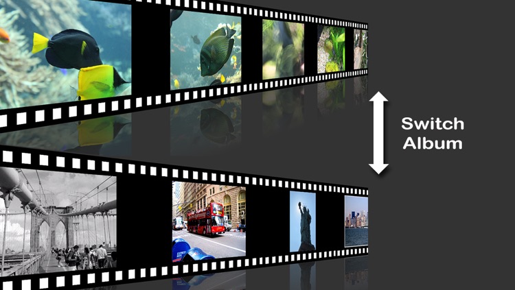 3D Photo Strips - the amazing filmstrip for fullscreen browsing of your picture gallery