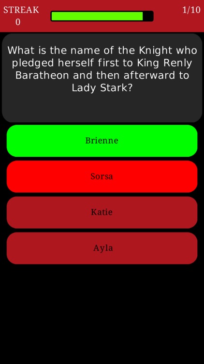 Trivia for Game of Thrones - Fan quiz for the TV series
