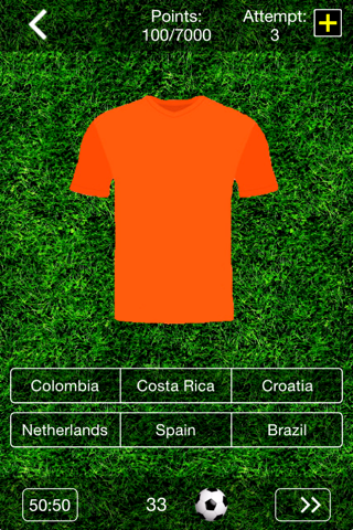 Football Team Quiz - Guess the national football team shirt ! screenshot 3