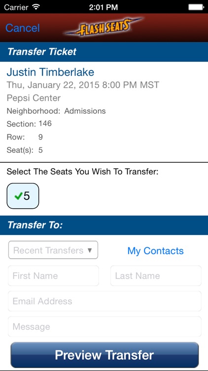 Flash Seats screenshot-3