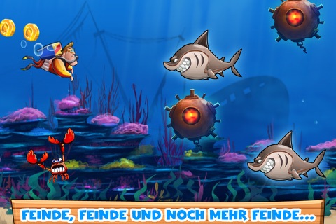 Speedy Scuba Steve : A Perilous Swimming Side Scroller! screenshot 2