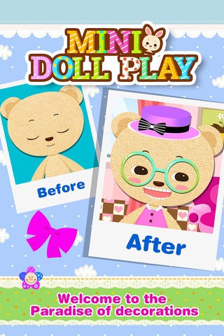 Face My Talking Bunny AA: Virtual Doll Makeover Salon Center - Kids Free Game screenshot 2
