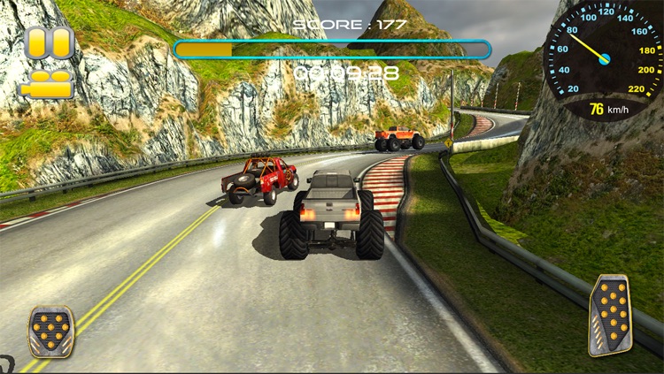 3D Monster Truck Racing