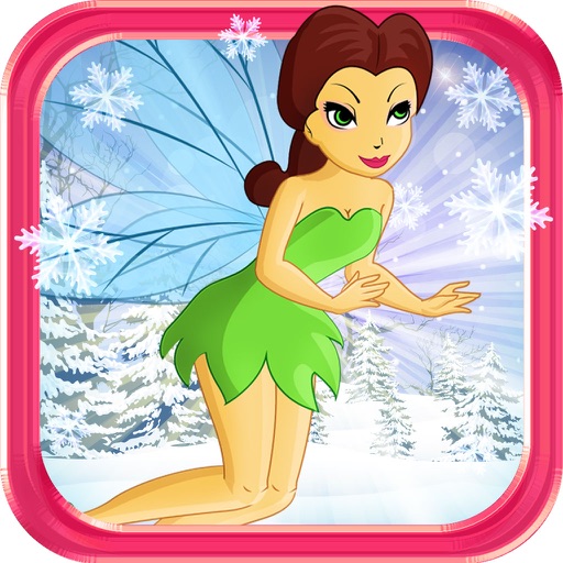 Airborne Fairy Princess Flying : Magic Snowflake Frozen World FREE icon