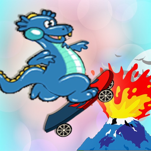 Baby Dino Volcano Skate Park : Dragon and Monster Escape PRO icon