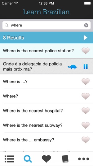 Learn Brazilian Portuguese - Phrasebook for Travel in Brazil(圖4)-速報App