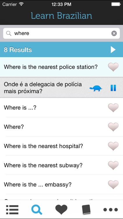 Learn Brazilian Portuguese - Phrasebook for Travel in Brazil screenshot-3