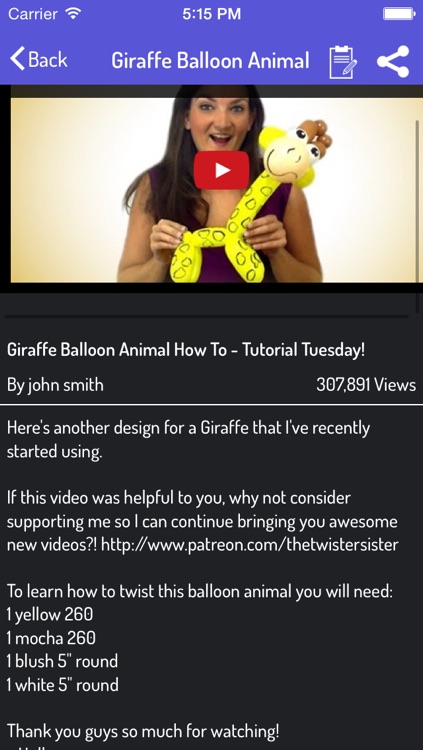 Making Animal From Balloon