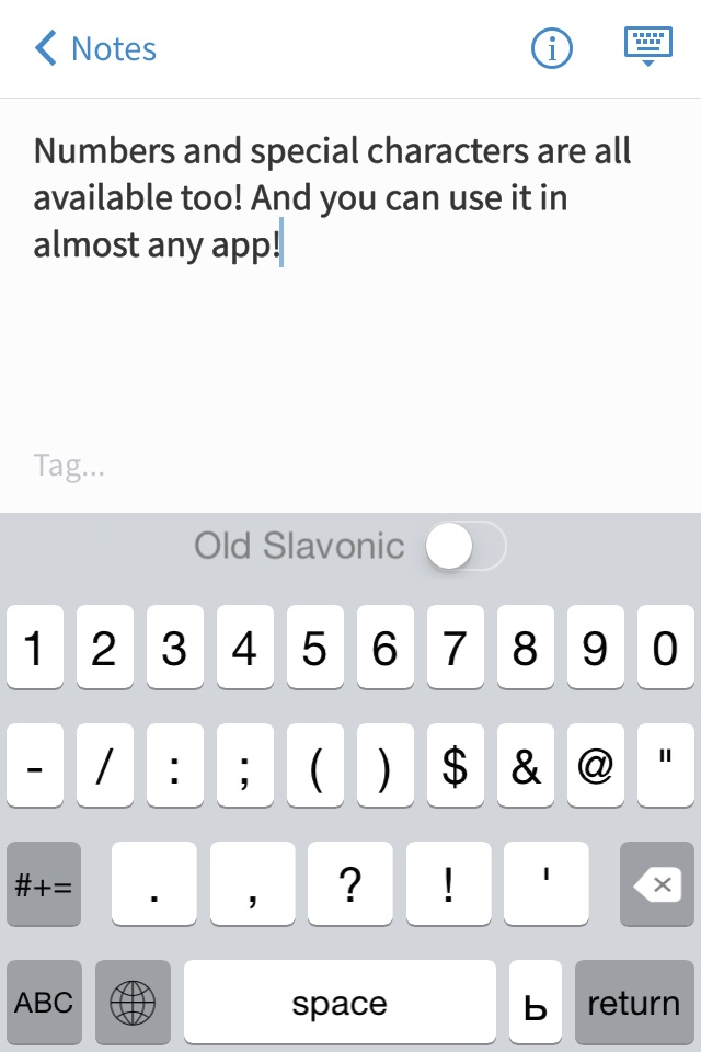 Translit Keyboard Lite screenshot 3