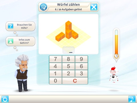 Einstein™ Brain Trainer HD Free: 30 exercises to practice your logic, memory, calculation, and vision skills - more effective than sudoku, puzzle, or quiz games screenshot 2