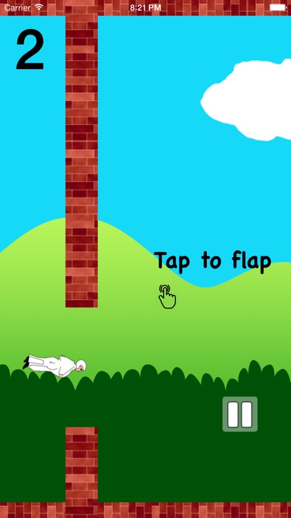 Flappy Farty Man - Free Wingsuit Flight Game