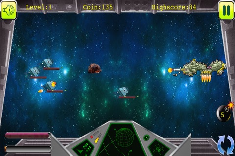 Alien Spaceship Attack - Zero Gravity Wars Laser Cannon Star Battlefront Game Free screenshot 2