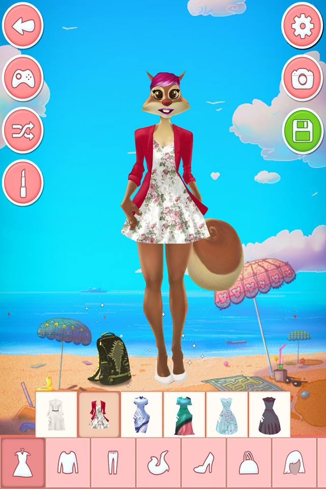 Fashion designer game - animal dress up salon screenshot 4