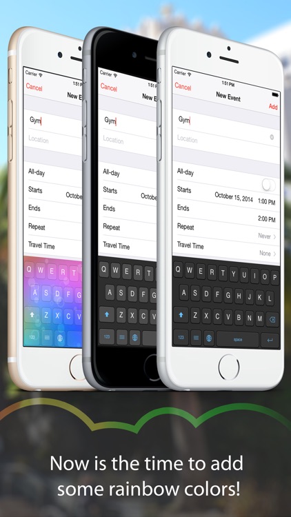 Rainbow — Custom Color Keyboard Themes & Skins